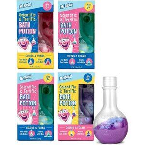 Original Kids Bath Bomb Potions Colorful Fizzy Fun Cool Foam and Bubble 4 Pack